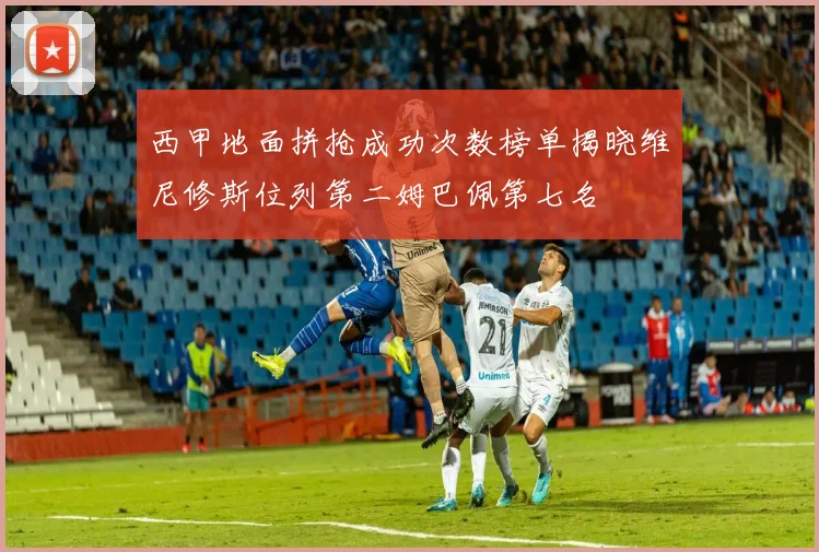 西甲地面拼抢成功次数榜单揭晓维尼修斯位列第二姆巴佩第七名